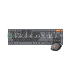 Клавіатура Fantech WK895 GO + мишка сірий