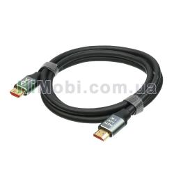 Кабель HDMI 2.0V 4K 3840P з позолоченими конекторами 3m Black