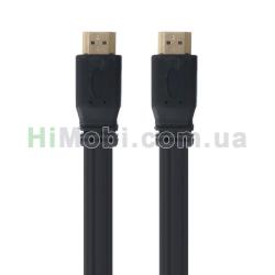 Кабель HDMI- HDMI 1.4V Flat 3m