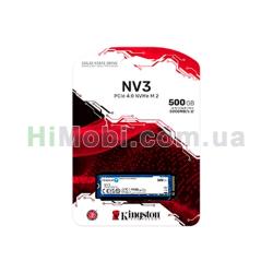 SSD M.2 Kingston NV3 500GB NVMe 2280 PCle 4.0 *4 3D NAND