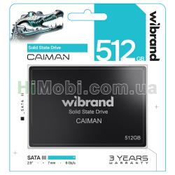 SSD Wibrand Caiman 512GB 2.5 7mm SATAIII Bulk