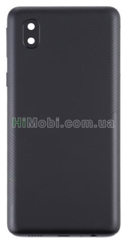 Задня кришка Samsung A013/ F Galaxy A01 Core чорний + скло камери