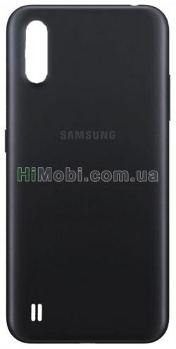 Задня кришка Samsung A015 F Galaxy A01 чорна