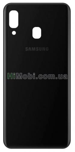 Задня кришка Samsung A205 Galaxy A20 (2019) чорна оригiнал