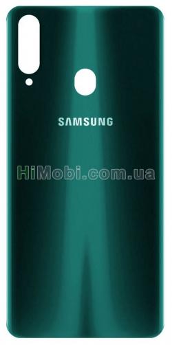 Задня кришка Samsung A207 Galaxy A20s (2019) зелена оригiнал