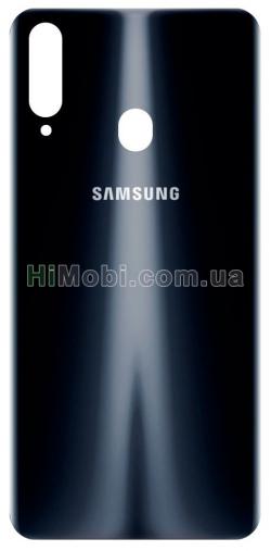 Задня кришка Samsung A207 Galaxy A20s (2019) чорна оригiнал
