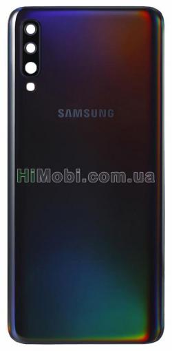 Задня кришка Samsung A705 Galaxy A70 (2019) чорна оригінал