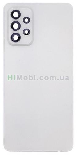 Задня кришка Samsung A725F Galaxy A72/ A726B Awesome White + скло камери оригінал