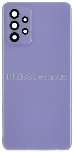 Задня кришка Samsung A725F Galaxy A72/ A726B Awesome Violet + скло камери оригінал