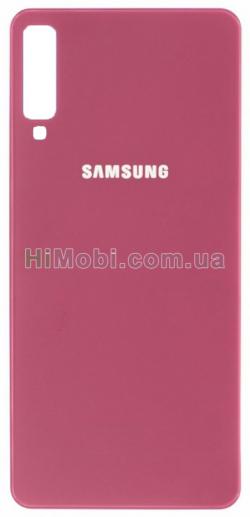 Задня кришка Samsung A750 Galaxy A7 (2018) рожева оригінал