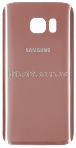 Задня кришка Samsung G930 F Galaxy S7 рожева оригінал