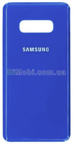 Задня кришка Samsung G970 Galaxy S10e синiй