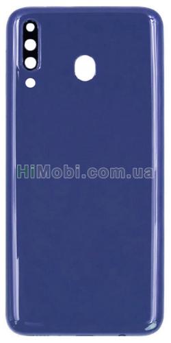 Задня кришка Samsung M305F Galaxy M30 синiй + скло камери