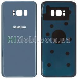 Задня кришка Samsung G955 F Galaxy S8 Plus (2017) блакитна Coral Blue оригінал