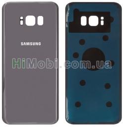 Задня кришка Samsung G955 F Galaxy S8 Plus (2017) сіра Orchid Gray