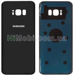 Задня кришка Samsung G955 F Galaxy S8 Plus (2017) чорна Midnight Black оригінал