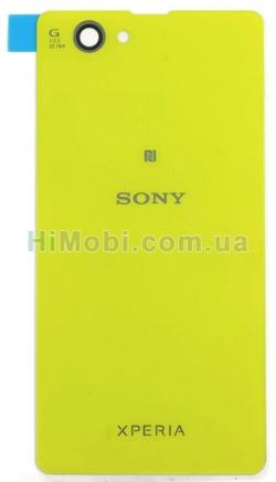 Задня кришка Sony D5503 Xperia Z1 Compact Mini жовта оригінал