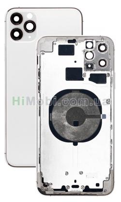 Корпус iPhone 11 Pro Max Silver (металева рамка/ корпус) оригінал