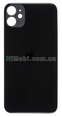 Задня кришка iPhone 11 Black з великим отвором під камеру