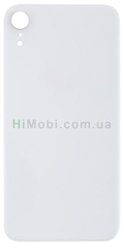 Задня кришка iPhone XR White з великим отвором пiд камеру оригінал