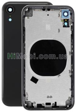 Корпус для iPhone XR чорний (металева рамка / корпус) оригінал знятий з телефону