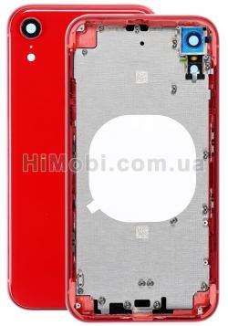 Корпус iPhone XR Red (металева рамка/ корпус) оригінал