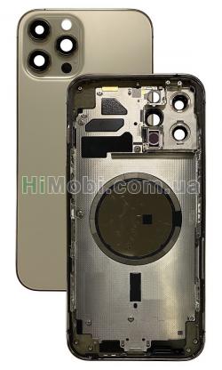 Корпус iPhone 12 Pro Max Gold (металева рамка/ корпус) оригінал знятий з телефона