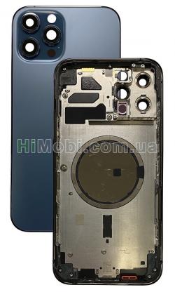Корпус iPhone 12 Pro Max Pacific Blue (металева рамка/ корпус) оригінал Китай