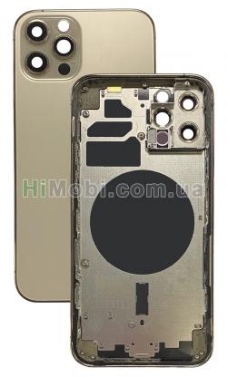 Корпус iPhone 12 Pro Gold (металева рамка/ корпус) оригінал знятий з телефона