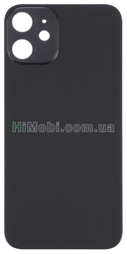 Задня кришка iPhone 12 Black з великим отвором під камеру