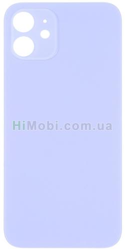 Задня кришка iPhone 12 Purple з великим отвором під камеру