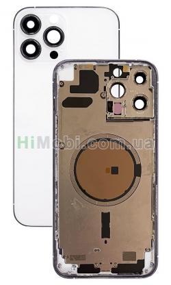 Корпус iPhone 13 Pro Max Silver (металева рамка/ корпус) оригінал знятий з телефона