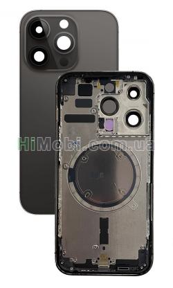 Корпус iPhone 14 Pro Space Black (металева рамка/ корпус) оригінал знятий з телефона