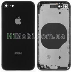Корпус для iPhone 8 чорний (металева рамка / корпус) оригiнал