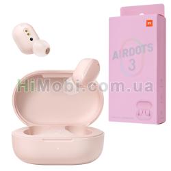 Навушники бездротові AirDots Pro 3 рожеві