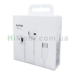 Навушники Apple iPhone EarPods Type-C Connector MTJY3FE/ A