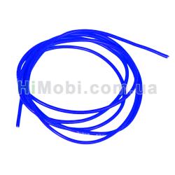 Провід силіконовий 24 AWG синiй 1 метр (40х0.08 мм)
