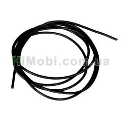 Провід силіконовий 10 AWG чорний 1 метр (1050х0.08 мм)