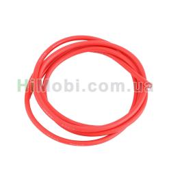 Провід силіконовий 14 AWG червоний 1 метр (400х0.08 мм)