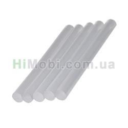 Термоклейовий стрижень прозорий 7mm x 140mm 1шт