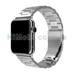 Ремінець для Apple Watch 3-Bead 42/ 44mm сталевий