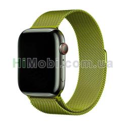 Ремінець для Apple Watch Milanese loop 38/ 40mm зелений