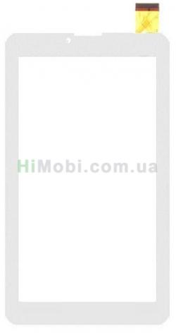 Сенсор (Touch screen) 7" C07000V Nomi/ Assistant/ Bravis/ Uni Pad/ Prestigio (104*184) білий