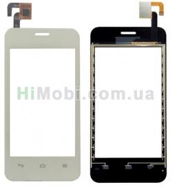 Сенсор (Touch screen) Huawei Y320 білий без роз'єму