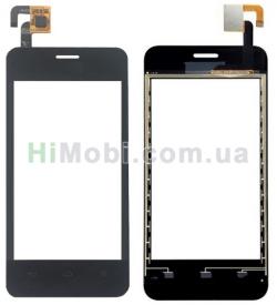 Сенсор (Touch screen) Huawei Y320 чорний без роз'єму