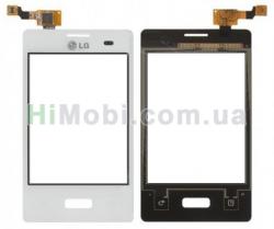Сенсор (Touch screen) LG E400 Optimus L3 білий