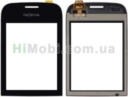Сенсор (Touch screen) Nokia 202/ 203 Asha чорний оригінал
