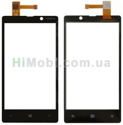 Сенсор (Touch screen) Nokia 820 Lumia чорний