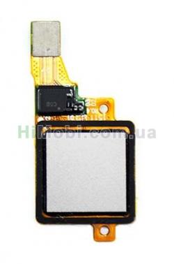 Шлейф (Flat cable) Huawei Honor 5X (KIW-L21)/ Honor X5/ GR5 з сканером відбитка пальця срібло