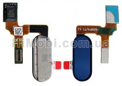 Шлейф (Flat cable) Huawei Honor 9 (STF-L09 / STF-L19) з сканером відбитка пальця синій